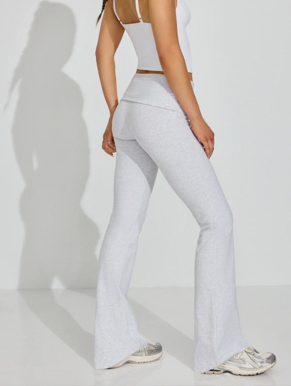Garage Soft Cotton Fold Over Flare Pants